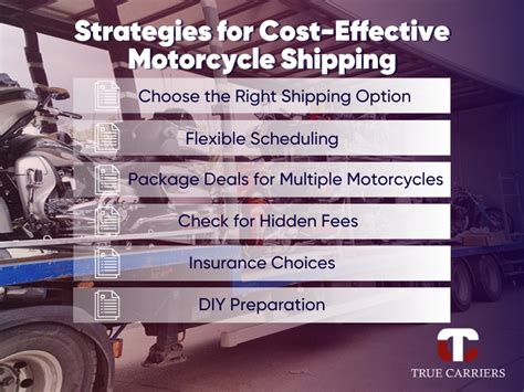 motorcycle transport cost per mile.